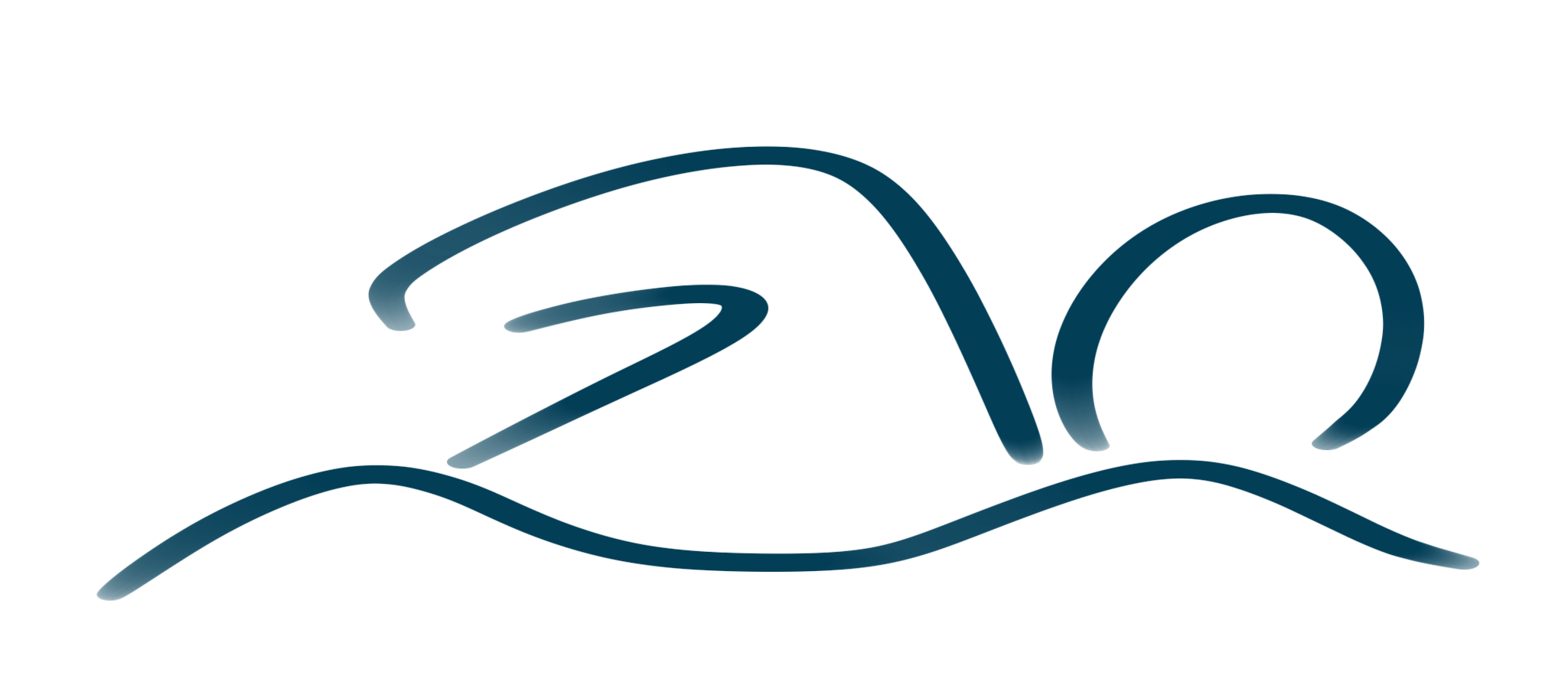 Illustration of a calm swimmer